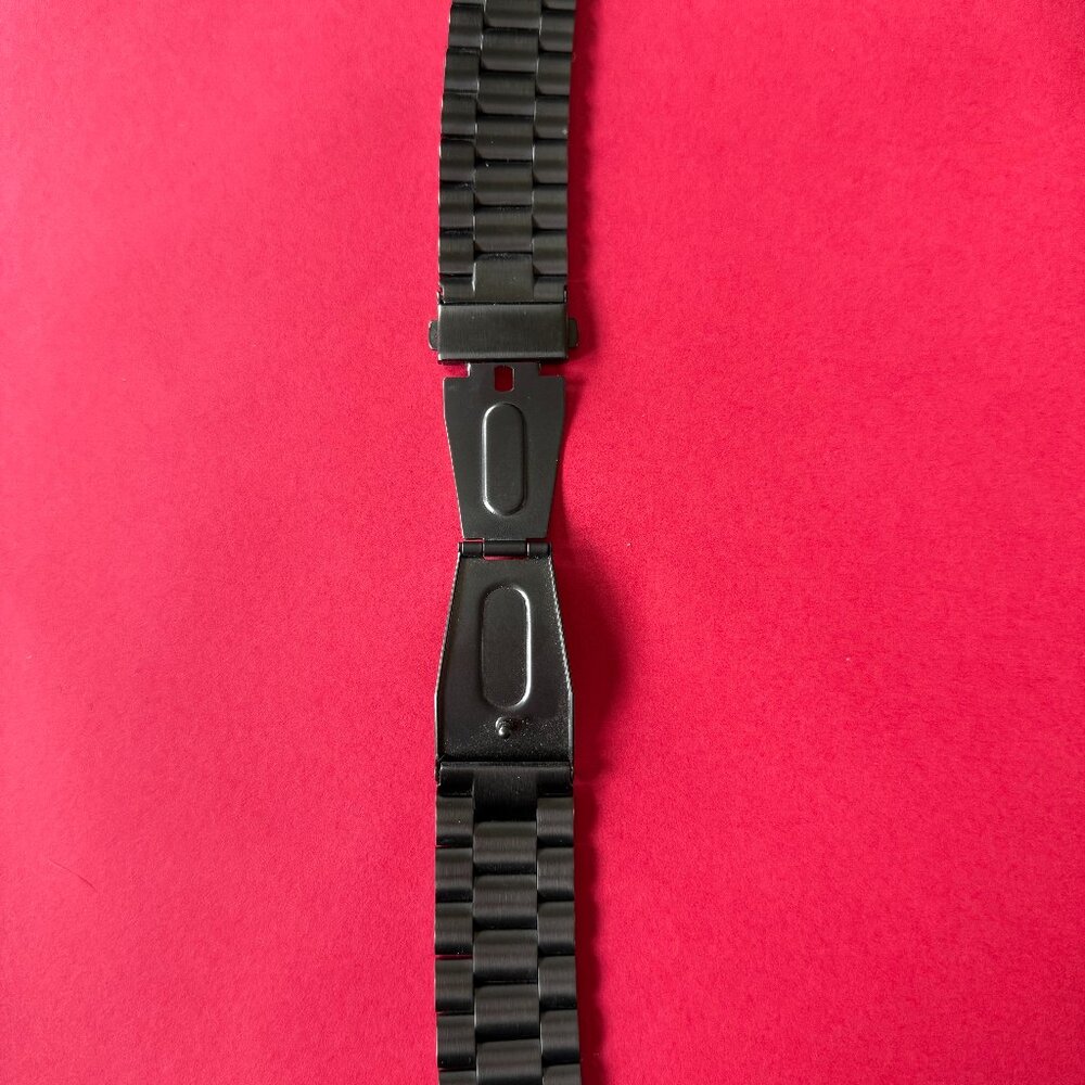 Black Apple Watch Band, Stainless Steel